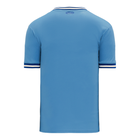 Athletic Knit V-Neck Baseball Jersey with Knitted Trim (BA1333)